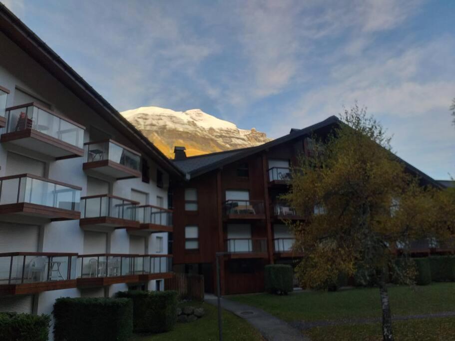 Studio 4 Couchages "L'Appel De La Montagne" Les Contamines-Montjoie Buitenkant foto